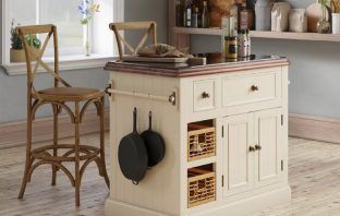 Zula Kitchen Island with Granite Top by Laurel Foundry Modern Farmhouse