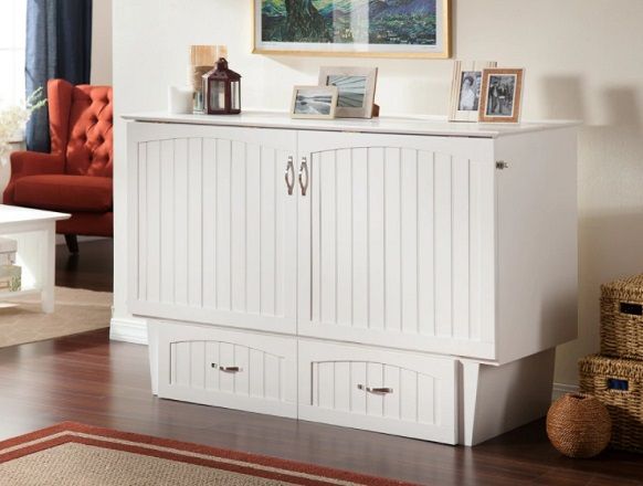 Atlantic Nantucket Murphy Bed Chest with Charging Station