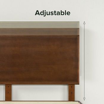 Buhr platform bed adjustable headboard