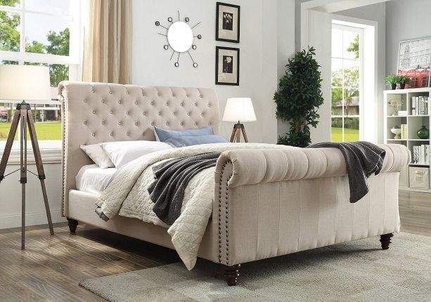 7 Best Tufted Sleigh Beds to Create a Stylish Bedroom