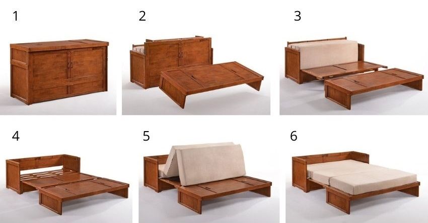 barham cabinet bed converted into queen size bed