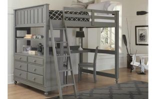 Hedgepeth Loft Bed with Built-in-Desk