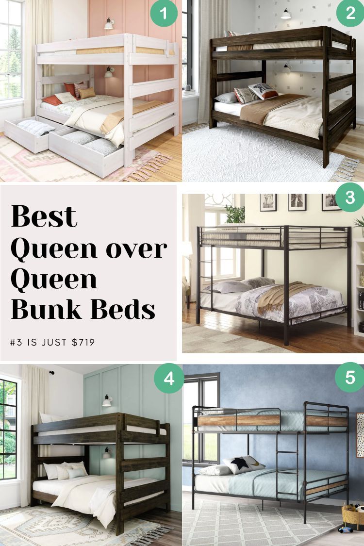 best queen over queen bunk beds