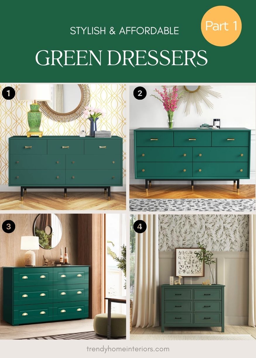 Best Green Color Dressers You'll Love