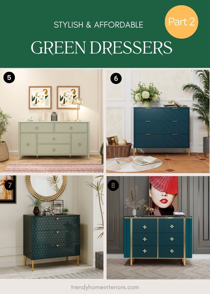 Best Green Color Dressers You'll Love