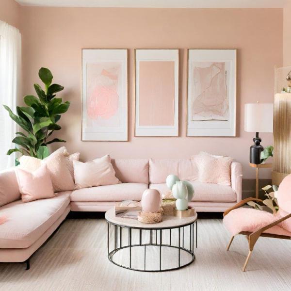 25+ Pink Living Room Ideas You'll Love