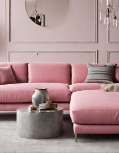 pink living room ideas and decor