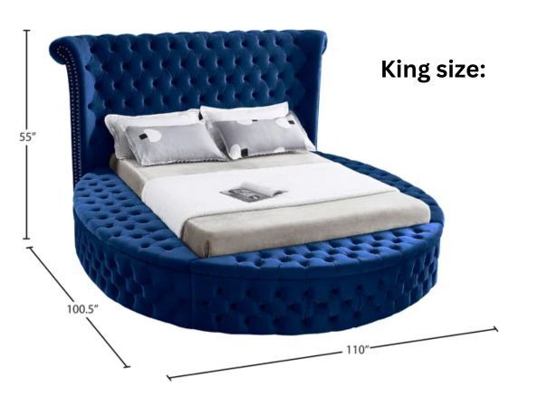 round bed king size dimensions