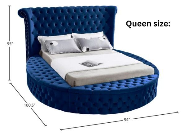 round bed queen size dimensions